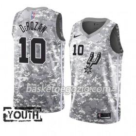 Canotte Bambino San Antonio Spurs DeMar DeRozan 10 2018-19 Nike Grigio Swingman